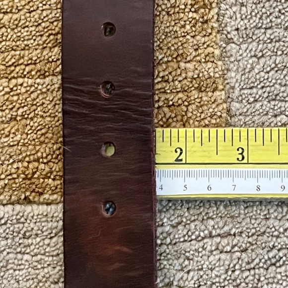 Bed:Stu Leather Belt Bag Coin Pouch Men\'s Women\'s Aussie Tisdale Brown sz 34 main image 9